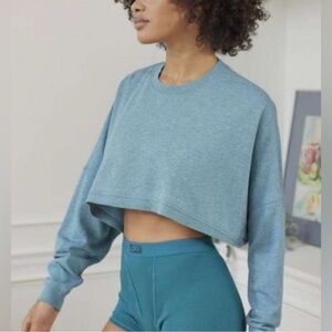 Urban Outfitters Out From Under Blakely Cropped Crew Neck Sweatshirt